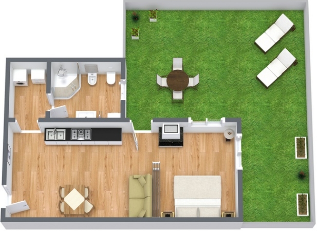 Planimétrie Appartement N.14
