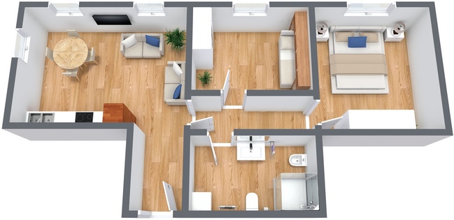 Planimétrie Appartement N.233
