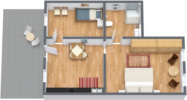 Planimétrie Appartement N.276
