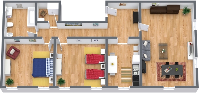 Planimétrie Appartement N.317
