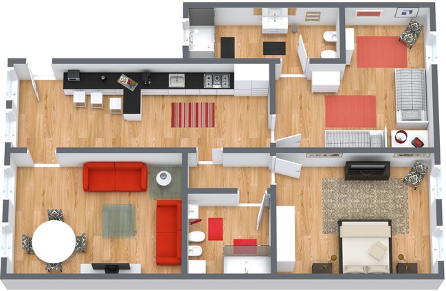 Planimétrie Appartement N.35